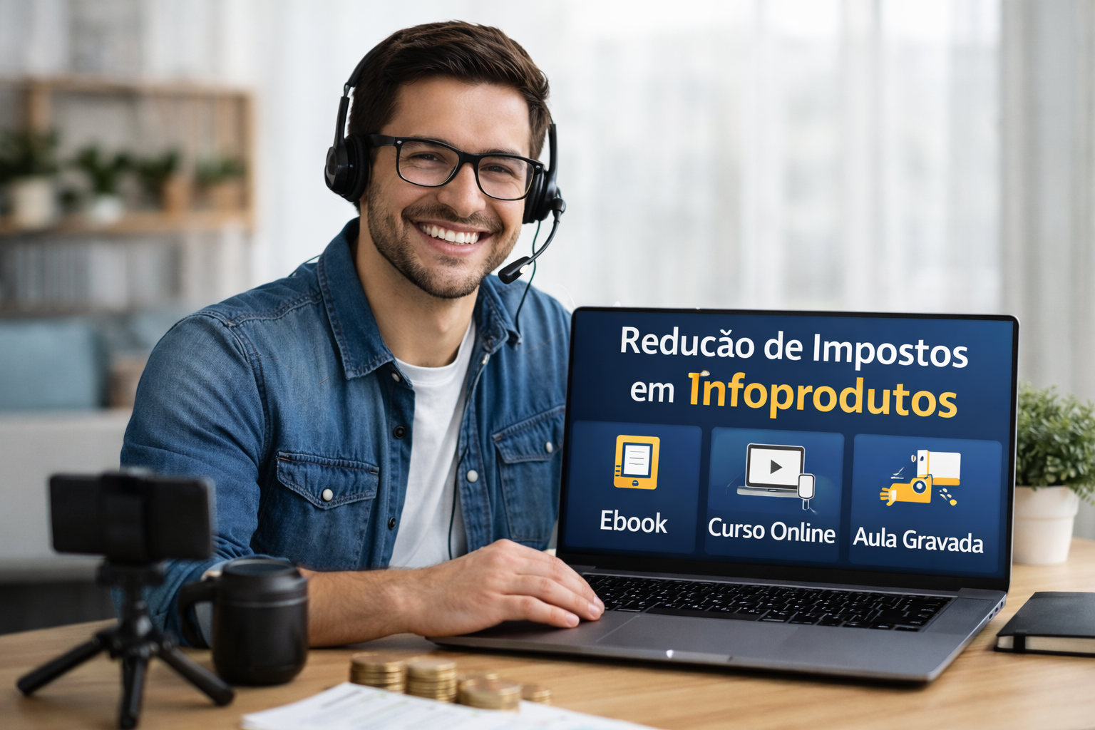 Como pagar menos impostos na venda do seu infoproduto sendo Simples Nacional