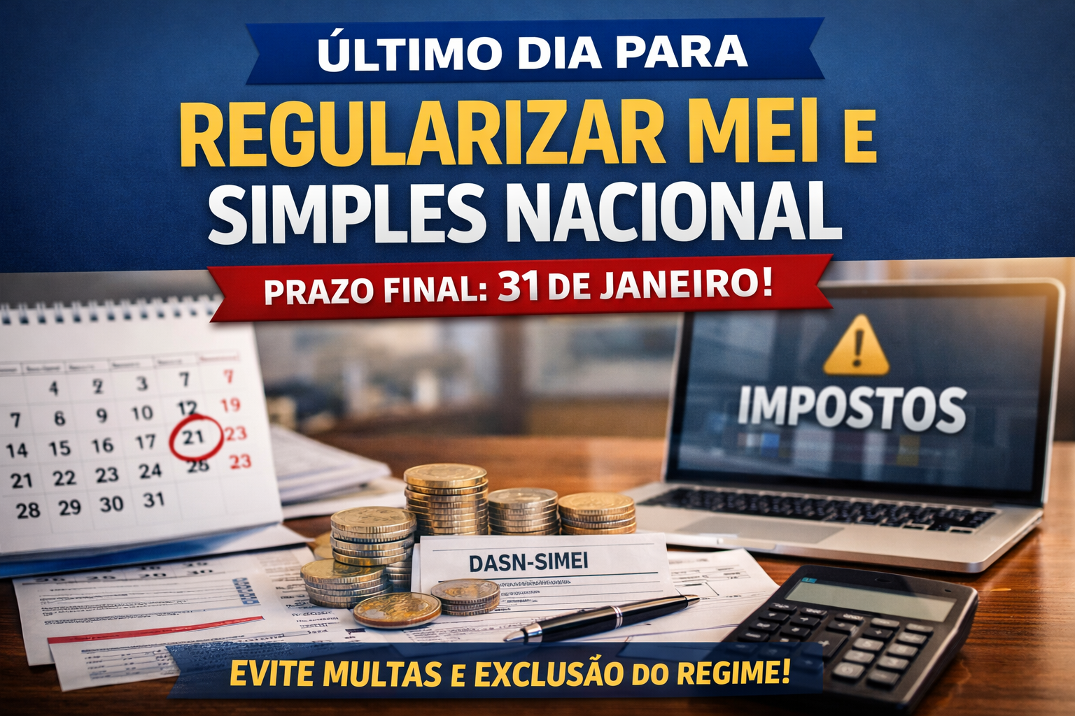 Último Dia Para Regularizar MEI e Simples Nacional: Evite Multas e Problemas Fiscais